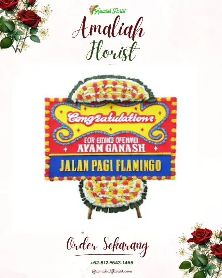 Sewa Papan Bunga Tieng